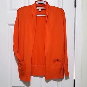Banana Republic pumpkin open cardigan